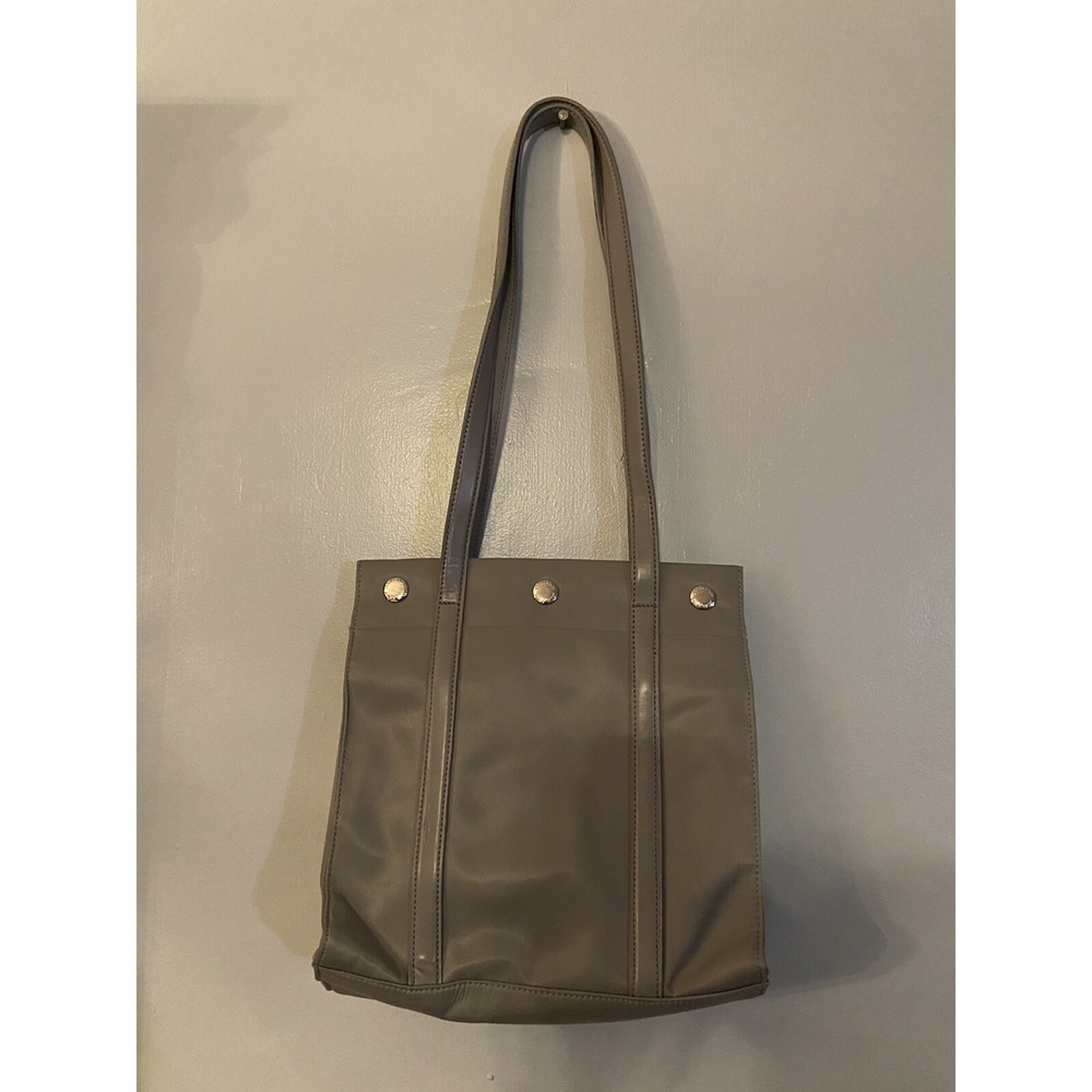 NWT Vintage NINE WEST Gray Snap Ups BAG PURSE NEW Vtg